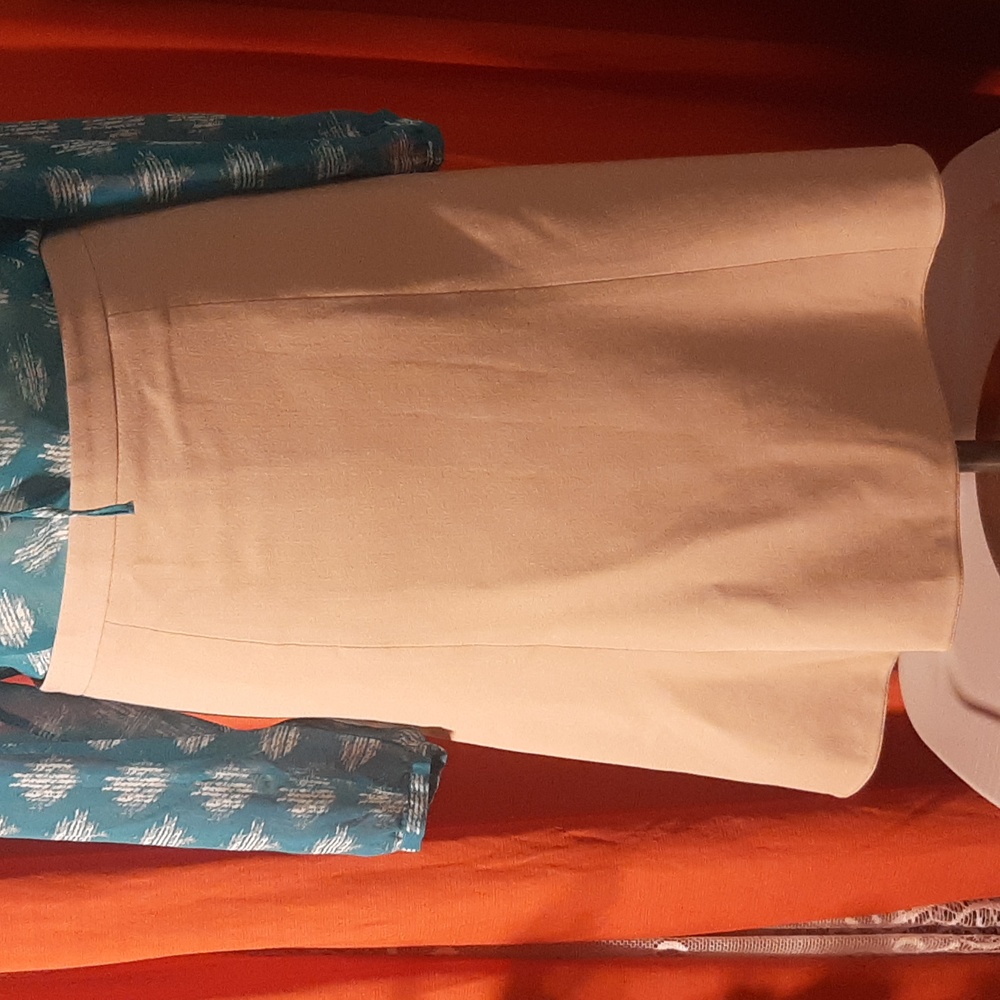 Giorgio Armani beige A line skirt